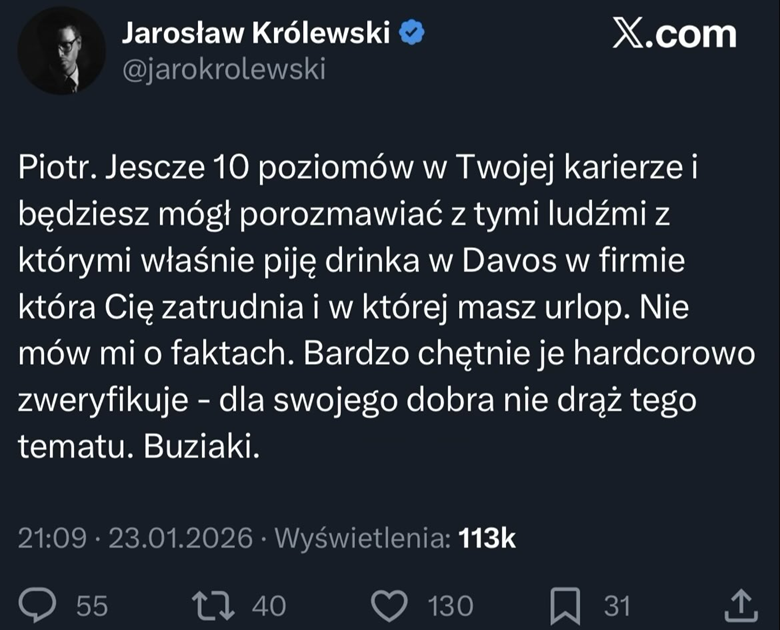HIT! Tak Jarosław Królewski ODPISUJE Piotrowi Obidzińskiemu xD